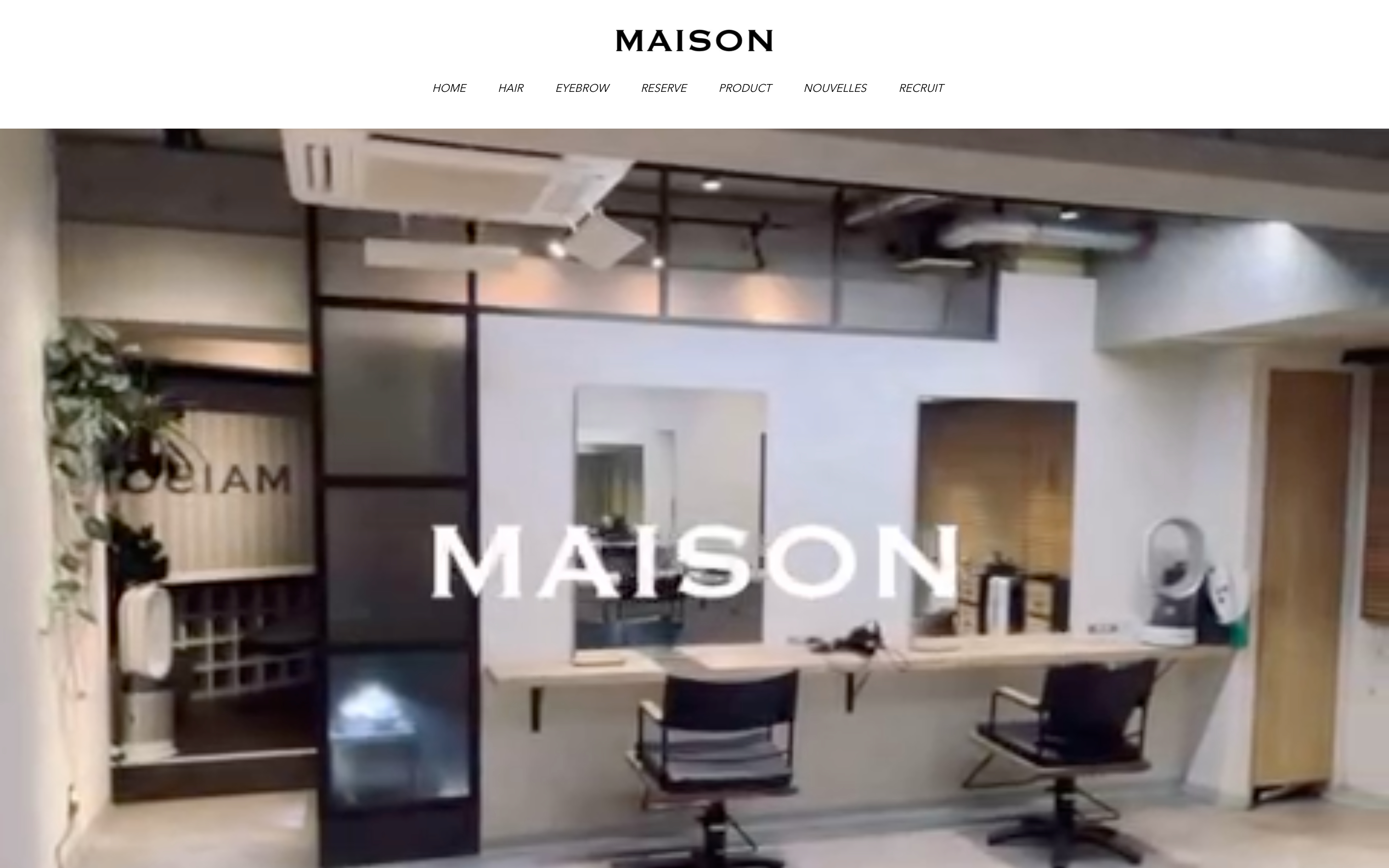 メゾンメンズアイブロウ 横浜