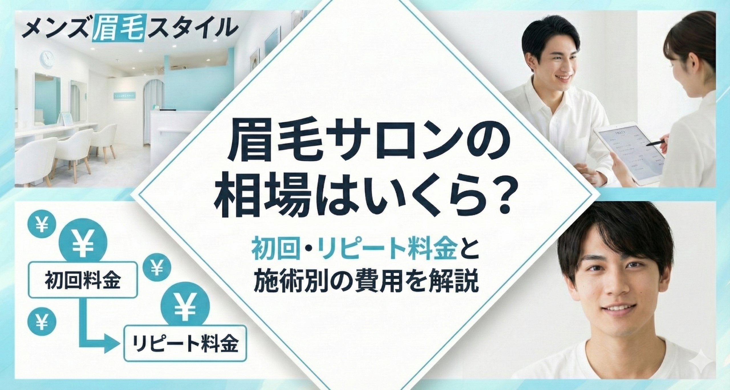 眉毛サロンの相場はいくら？初回・リピート料金と施術別の費用を解説